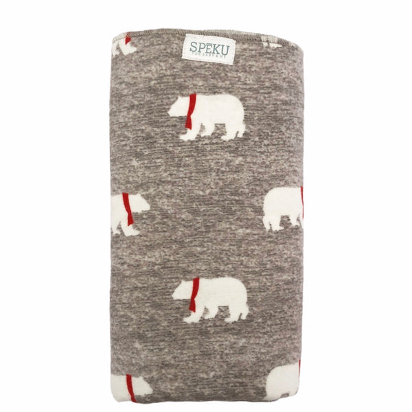 Receiving blanket - polar bears