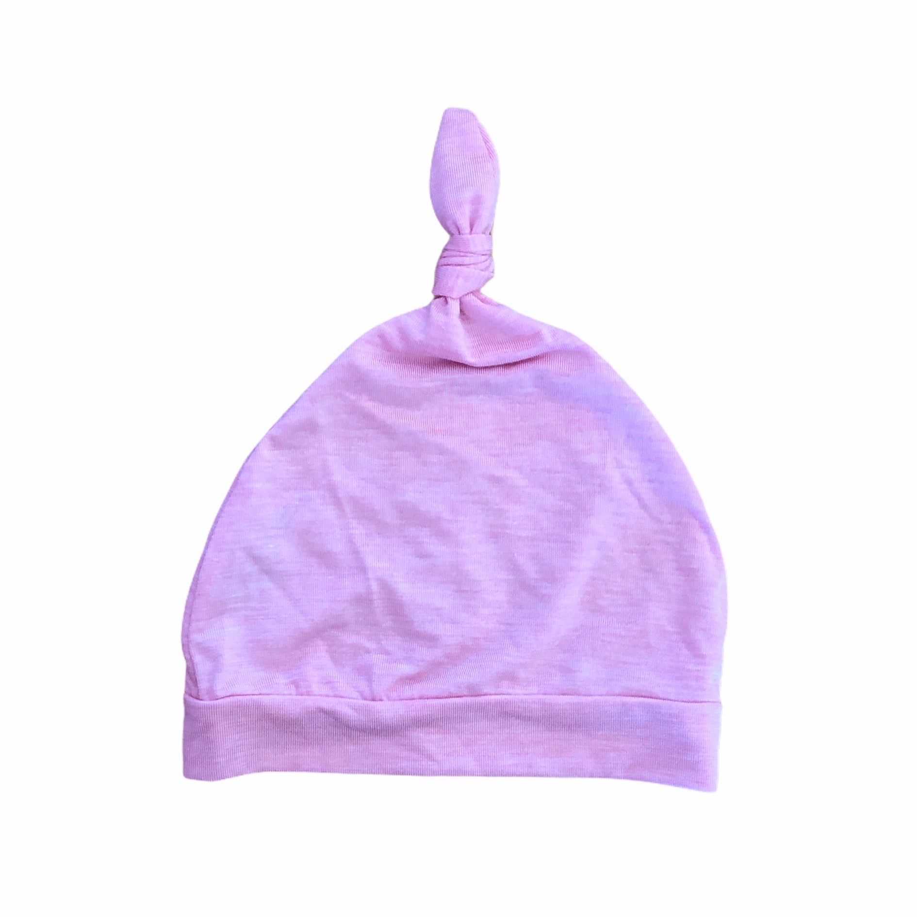 Topknot Pink Beanie