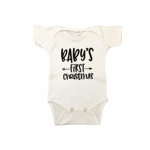Onesie printed - Baby’s First Christmas