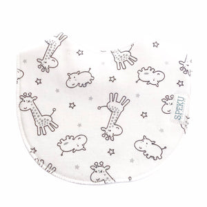 Hippo & Giraffe classic bib