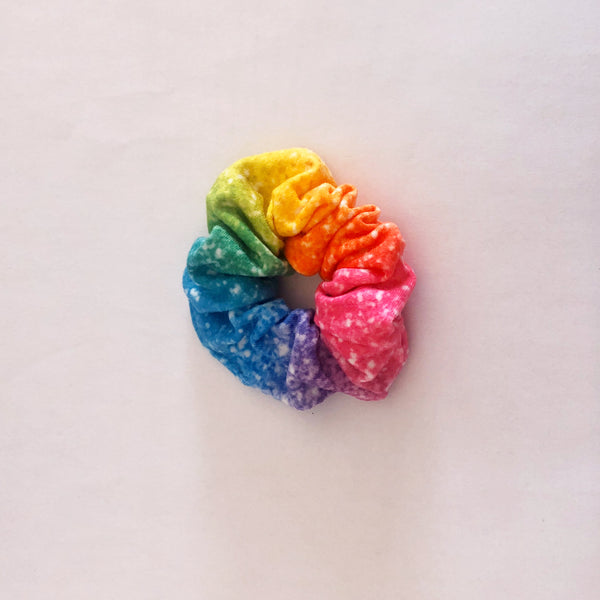 Rainbow scrunchie small