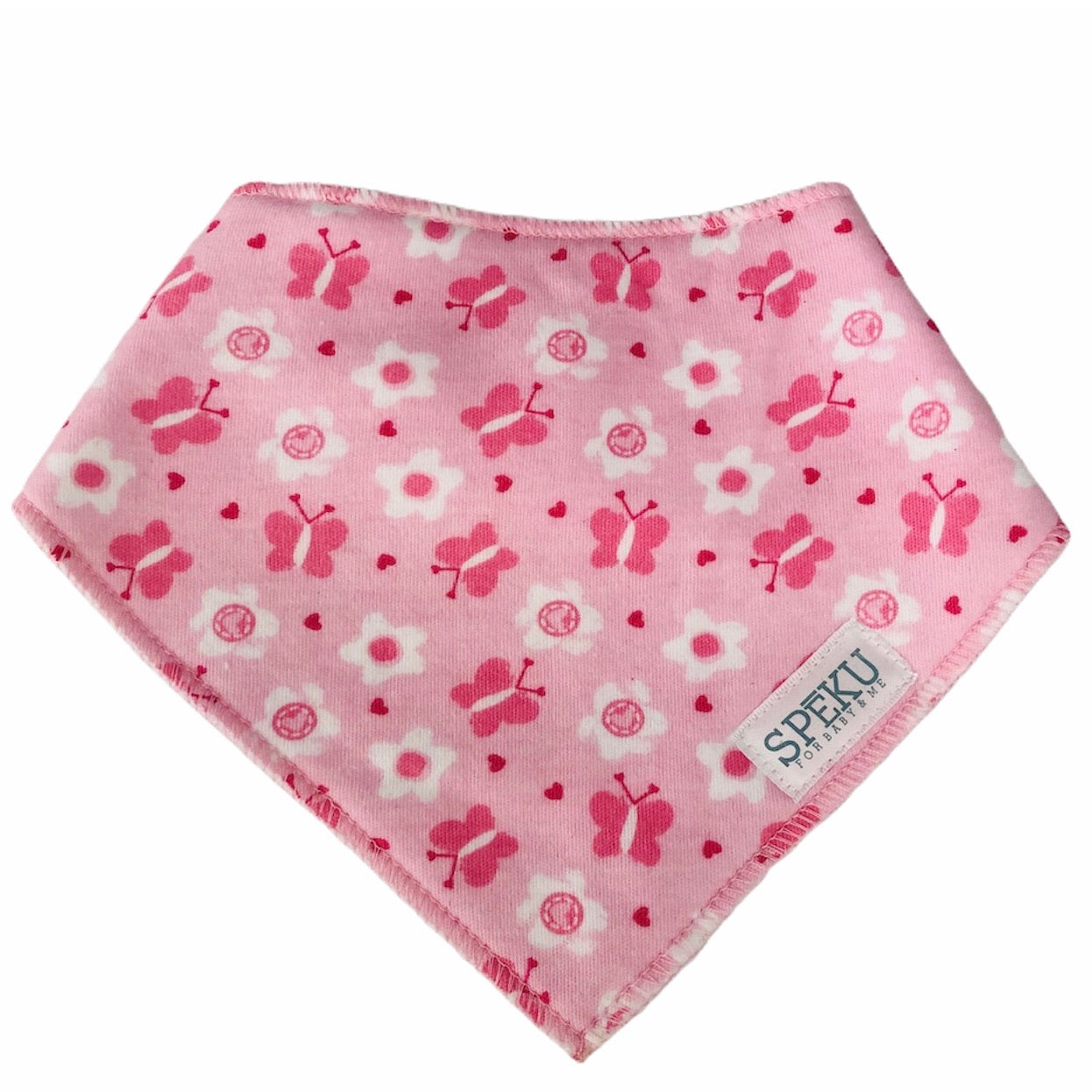 Butterflies on Pink Super Drooler