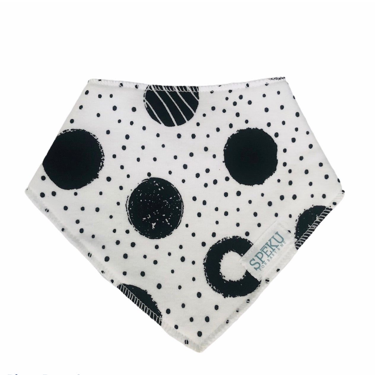 Black Circle on White Super Drooler