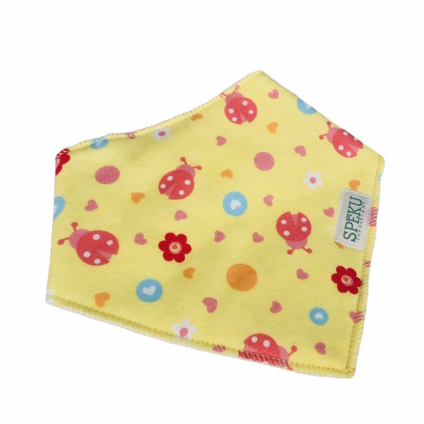 Ladybugs on Yellow Super Drooler