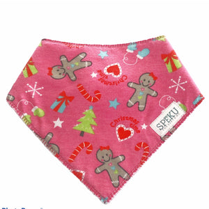 Pink Gingerbread Christmas Super Drooler