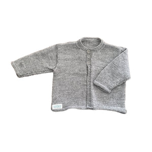 Grey knitted jersey
